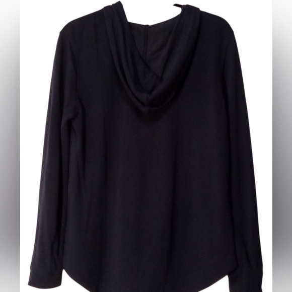 Sperry - Navy Blue Hoodie W/ Draw Strings, Long Sleeves, Tunnel Pocket, Size S - Picture 7 of 8